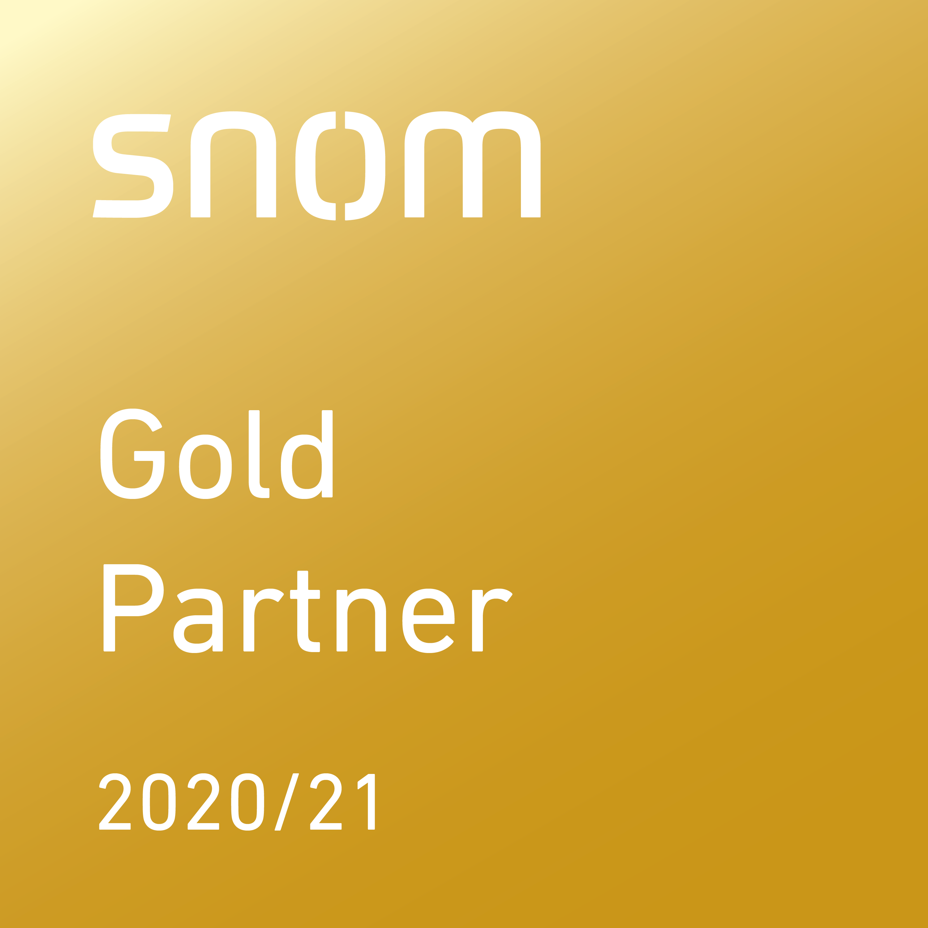 Snom Gold Partner logo