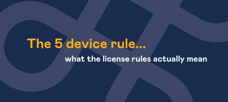 5 device rule blog